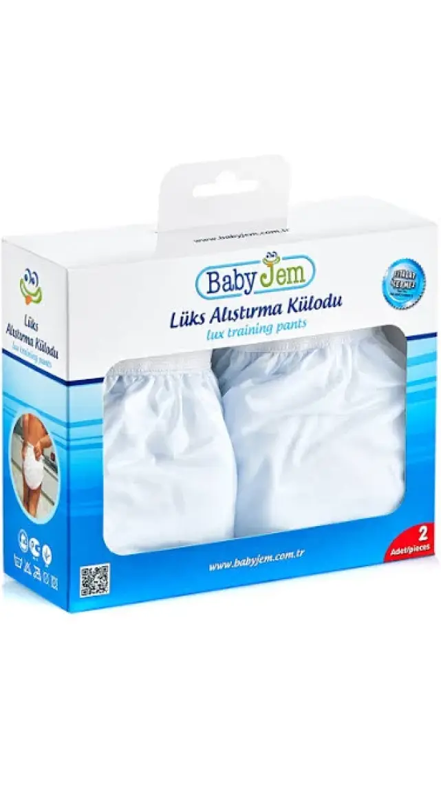 Babyjem Alıştırma Külodu Kutulu 2 Li 3 Yaş Beyaz