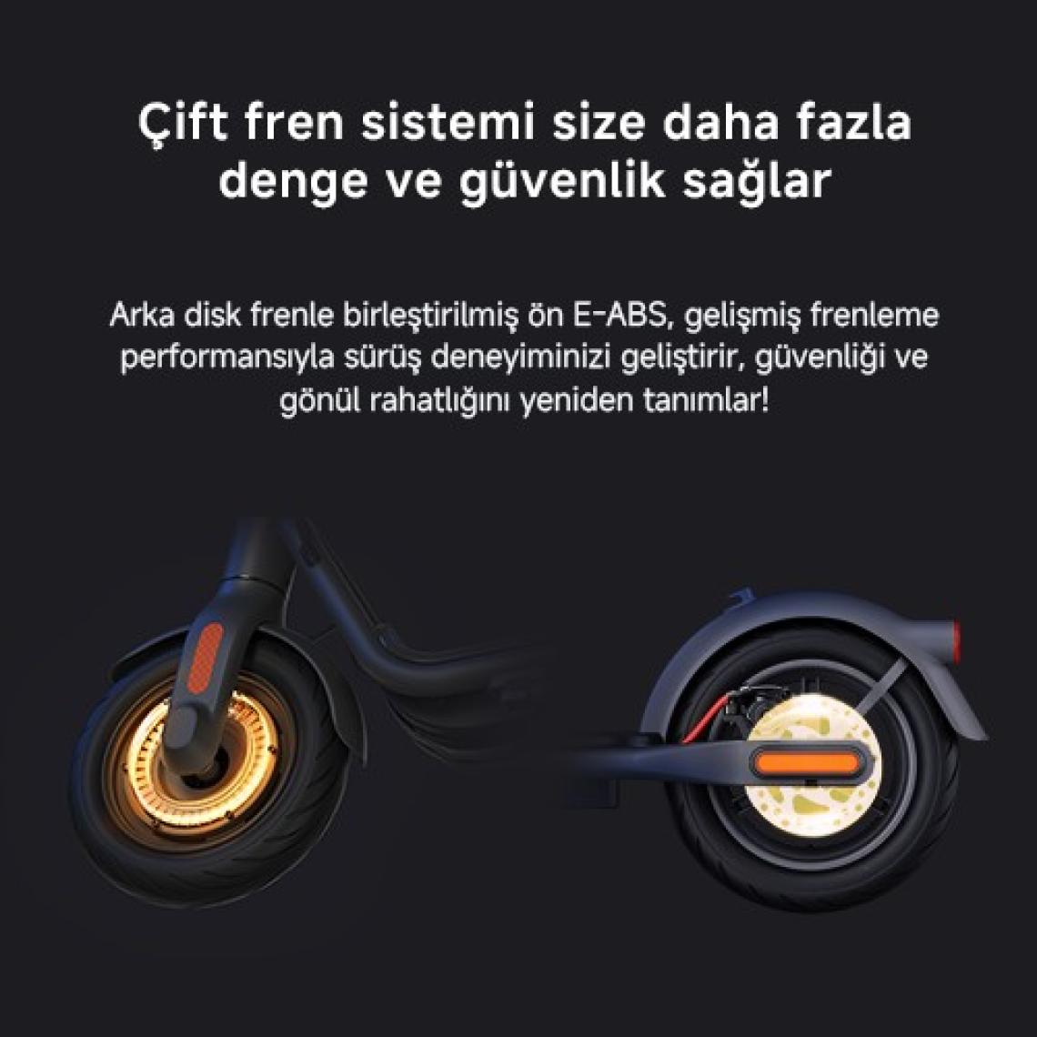 Navee V50i Pro Elektrikli Scooter 50 Km Menzil 25 Km Hız - 700W Güç - Katlanır Scooter - Ipx5 - Doubleflip