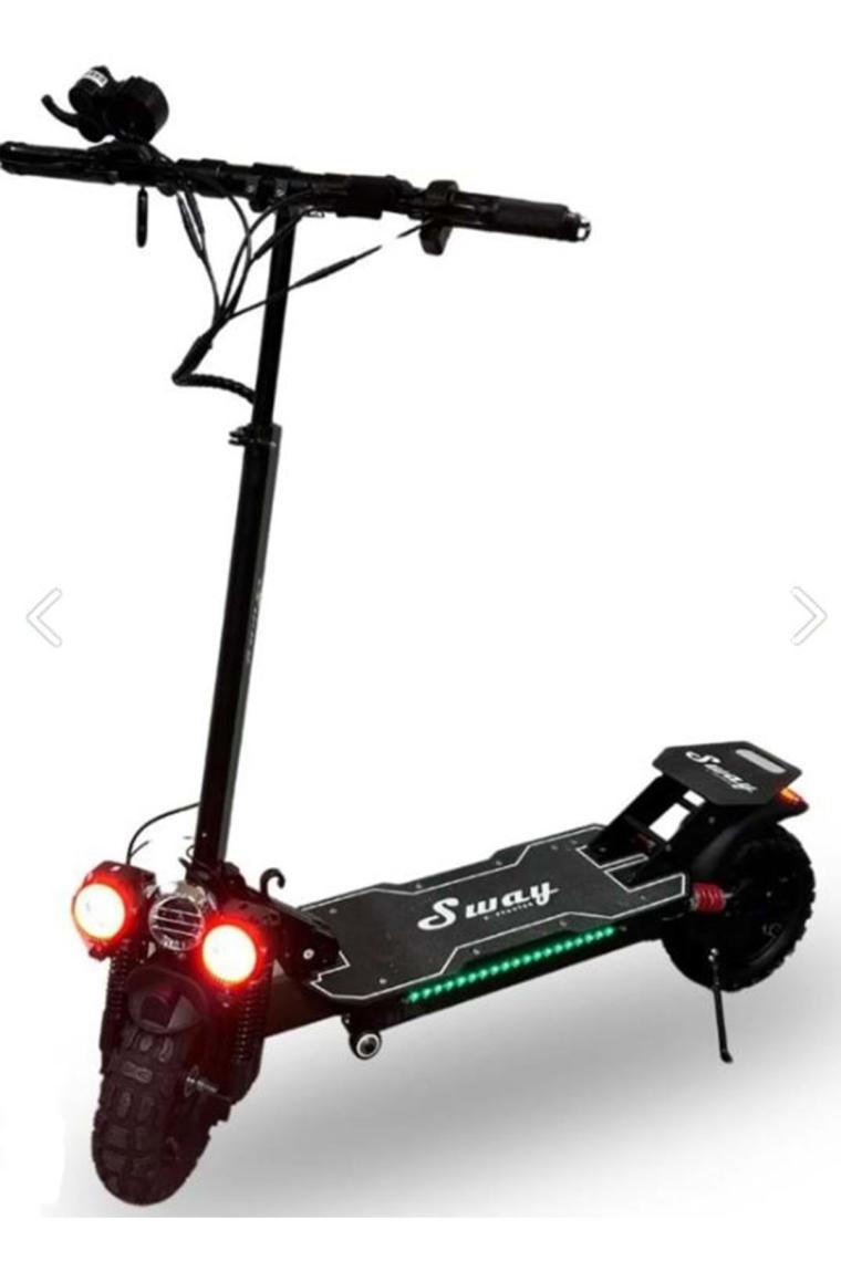 Sway Çita Çift Amortisörlü 2000W 10 Inç Elektrikli Scooter