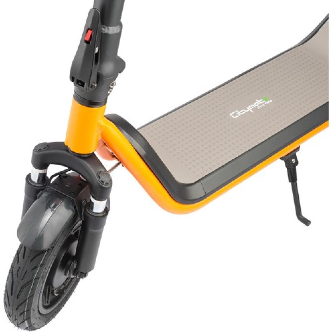 Teknofonik Citymate Pro Alfa 500 Watt 35 km Menzil Çift Amortisör 10 Inch Şişme Teker Güçlü Tork Elektrikli Scooter