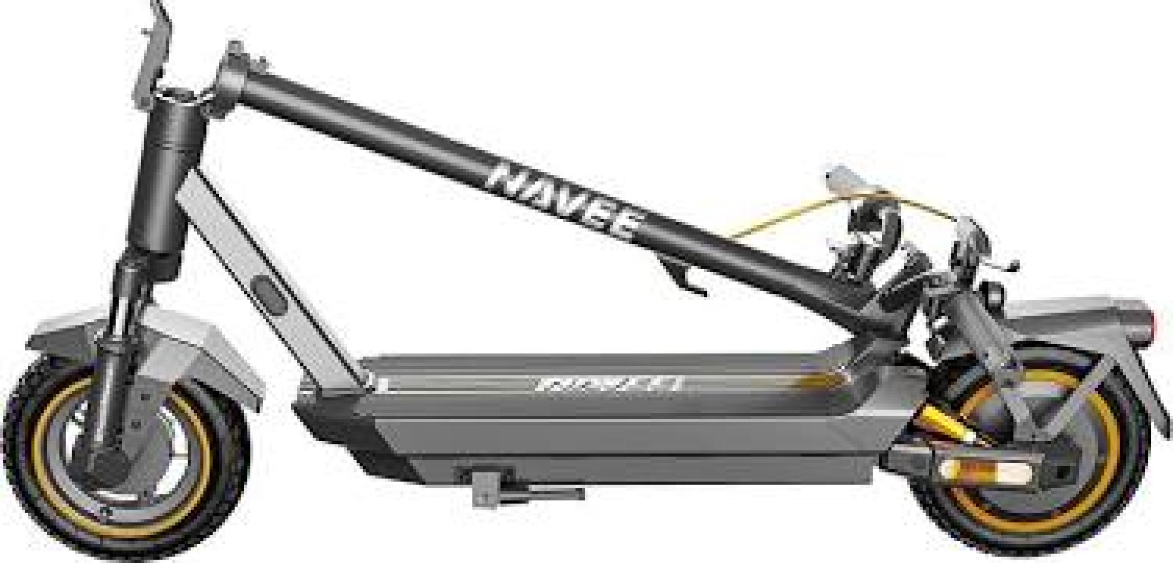 Navee Gt3 Max Elektrikli Scooter 75 Km - 1000W Güç - %22 Eğim Perf. Dörtlü Süspansiyon 25 Km Hız Oto Far
