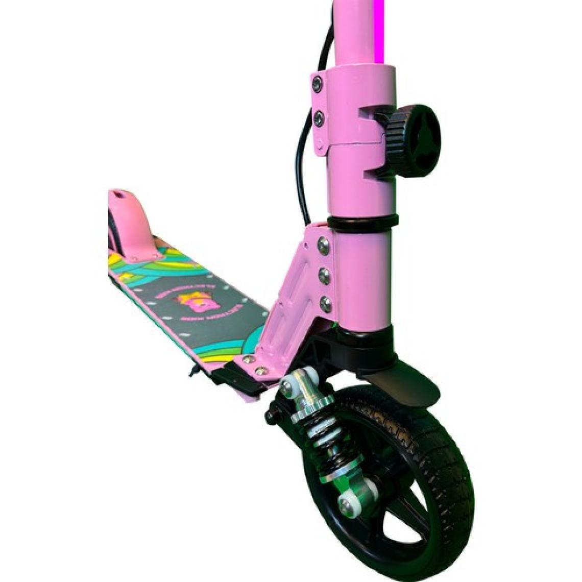 ELECTRONS5 Elektrikli Çocuk Scooter - 130W, LED Işıklı, Amortisörlü (Dizlik ve Dirseklik Hediyeli)