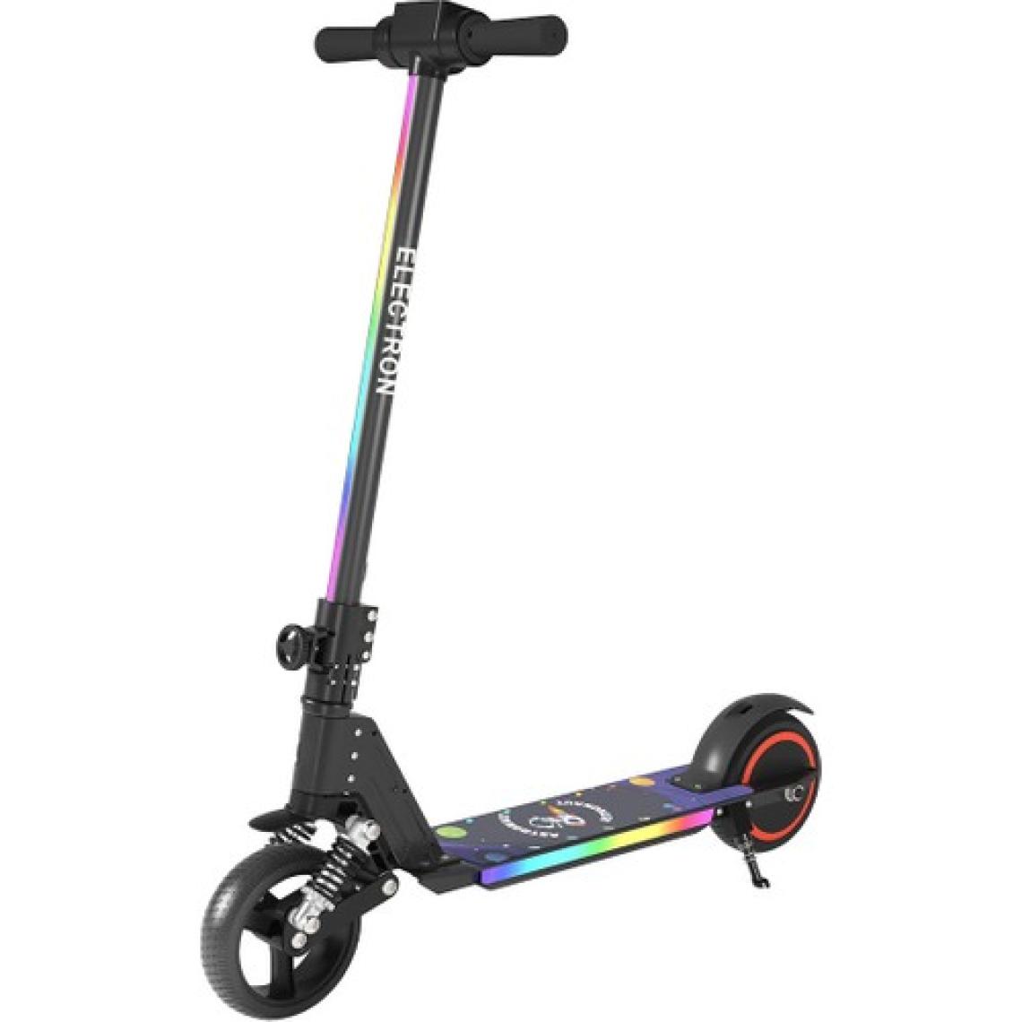 ELECTRONS5 Elektrikli Çocuk Scooter - 130W, LED Işıklı, Amortisörlü (Dizlik ve Dirseklik Hediyeli)