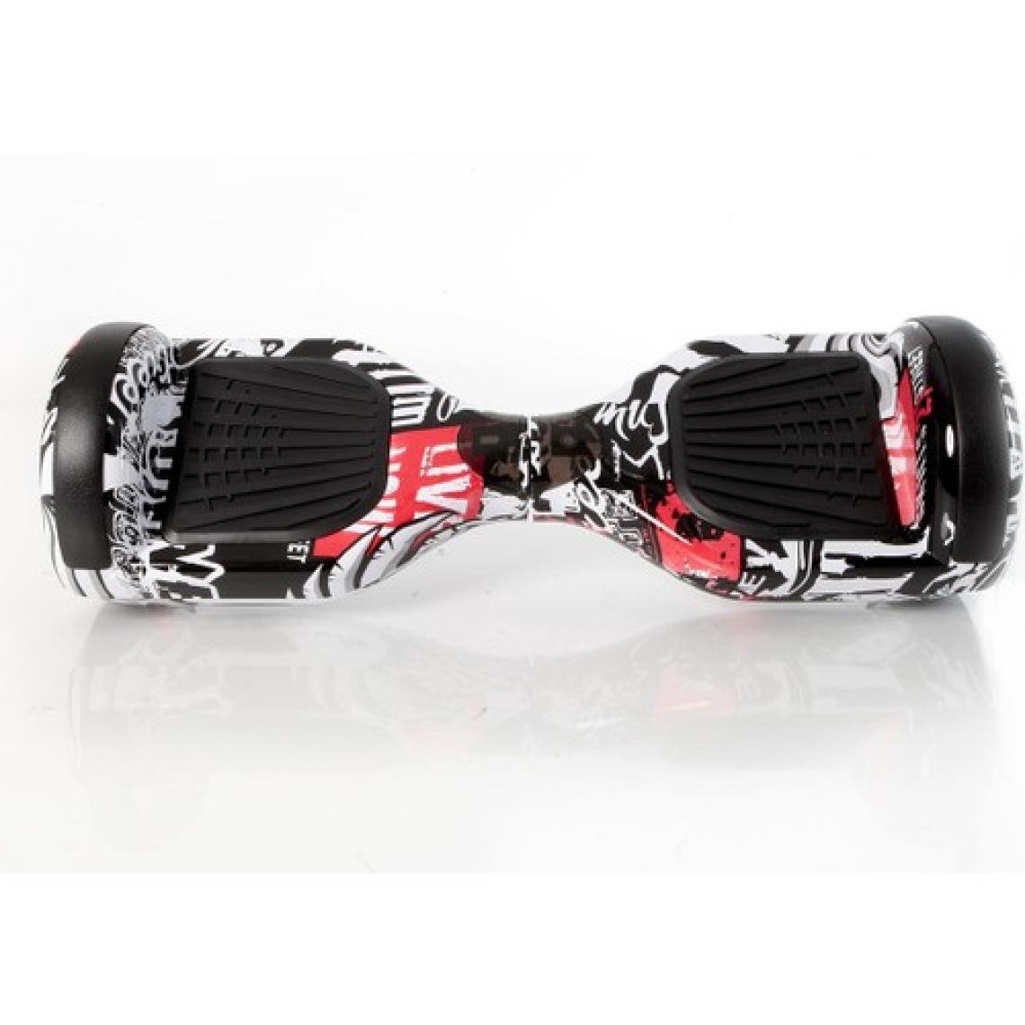 Citymate Elektrikli Kaykay Hoverboard Bluetooth Hoparlörlü 6.5 Inch Akıllı Dengeli - Çanta Hediye Grafiti Desenli