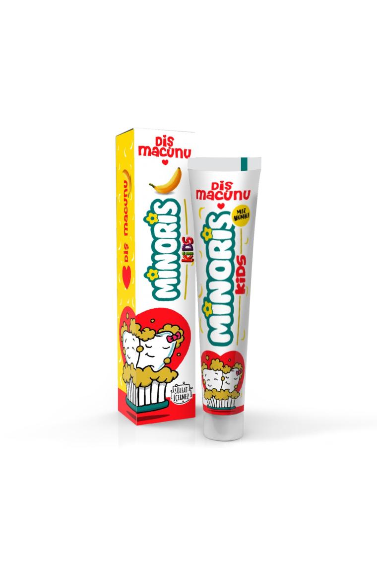 Kids Diş Macunu 75ml, Sülfatsız, Florürsüz, Organik Içerikli