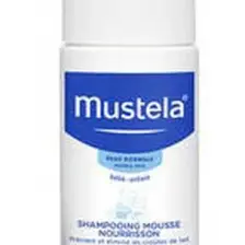 Mustela Yeni Doğanlar için Göz Yakmayan Konak Önleyici Köpük Şampuan - Hassas Ciltler için Doğal İçerik, 150 ml