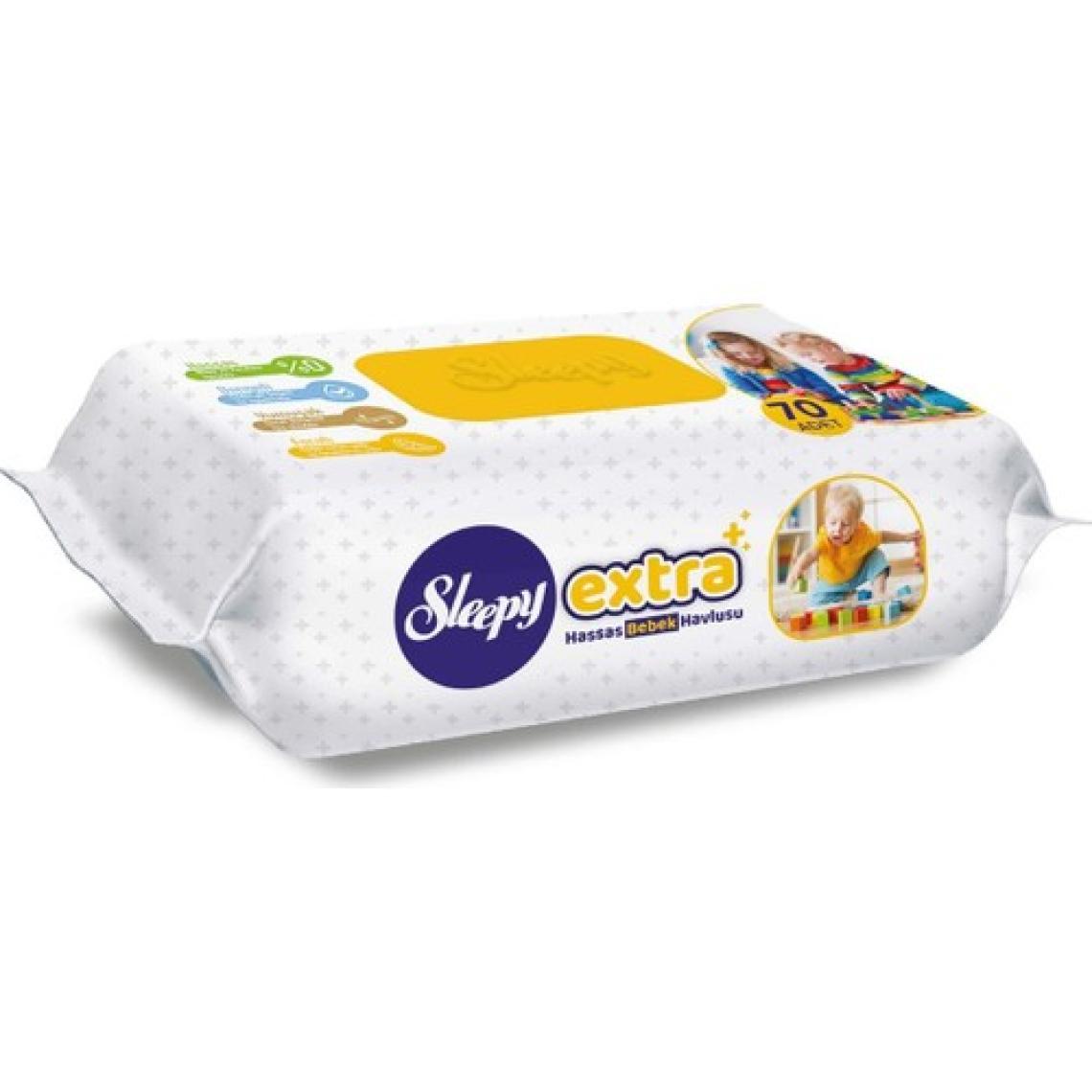 Sleepy Extra 70 Yaprak Islak Bebek Havlusu