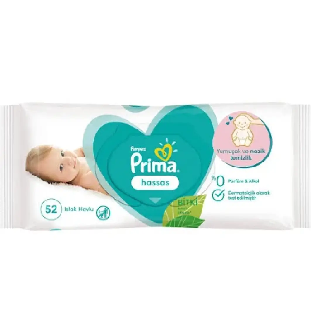 Prima Sensitive Tekli Paket 12X52 Adet