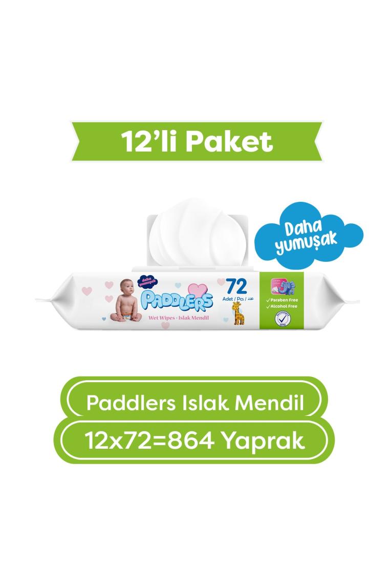 Islak Mendil 72 X 12 Li Koli(864 Yaprak)