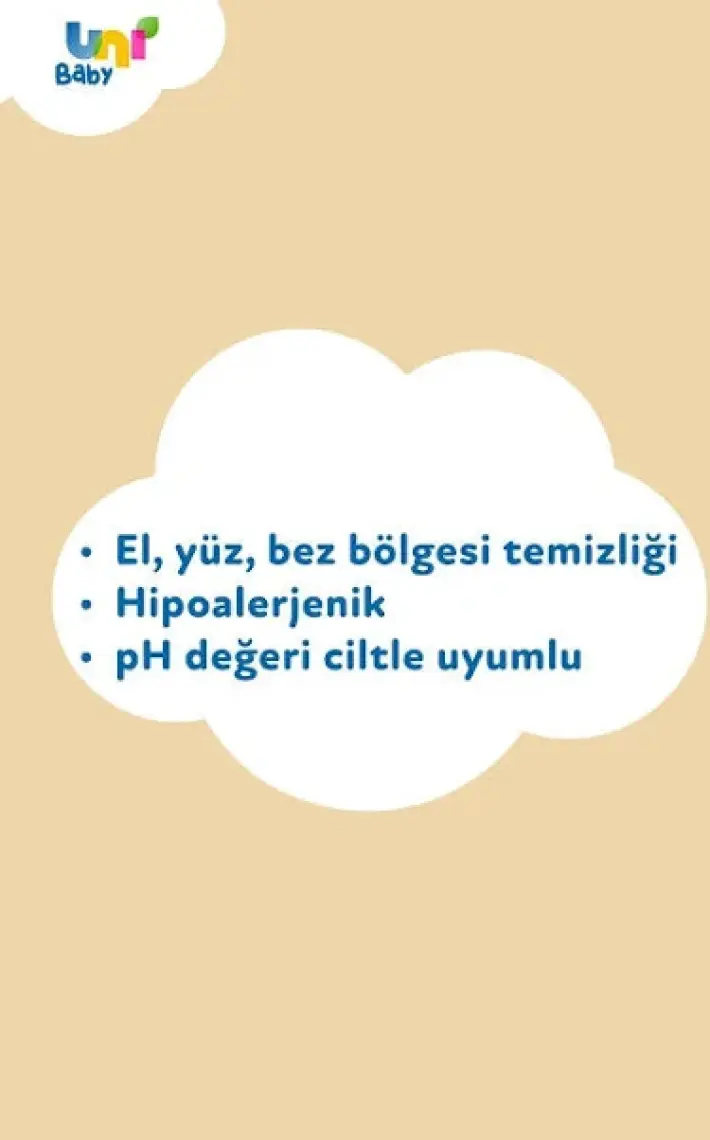 Uni Baby Pure Comfort Beyaz Sabun Kokulu Islak Mendil 24'lü 2160 Yaprak