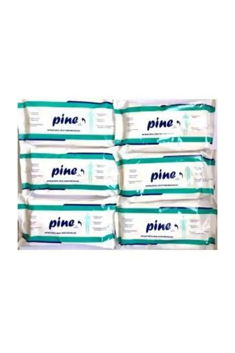 Pine Vücut Temizleme Havlusu 50LI 6'lı Paket