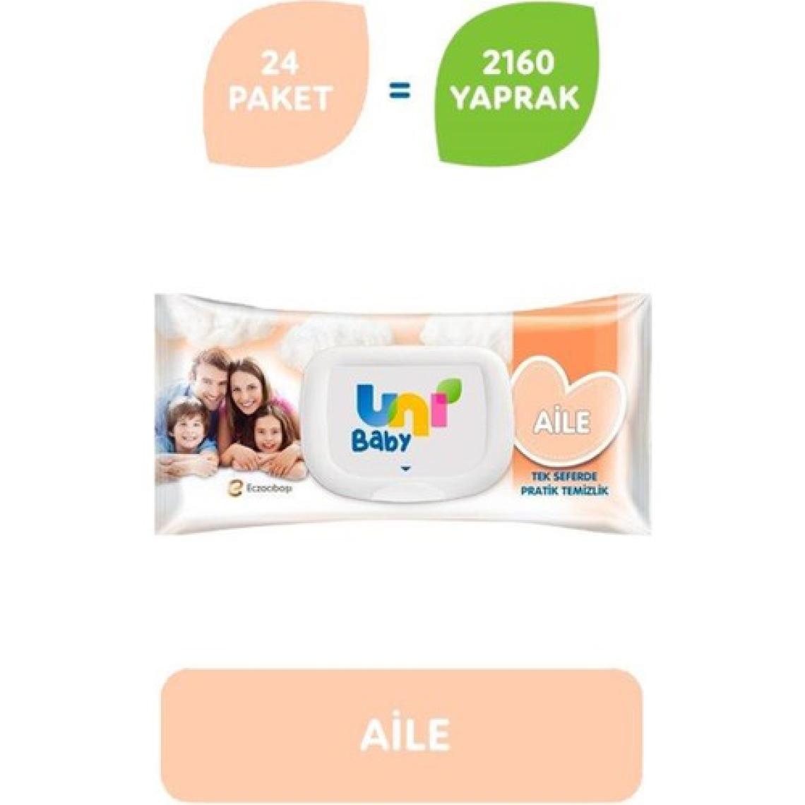 Uni Baby Aile Islak Mendil 24x90 (2160 Yaprak)