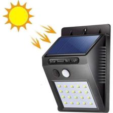 Gaman 20 LED Karanlık Sensörlü Güneş Enerjili Solar Duvar Lambası