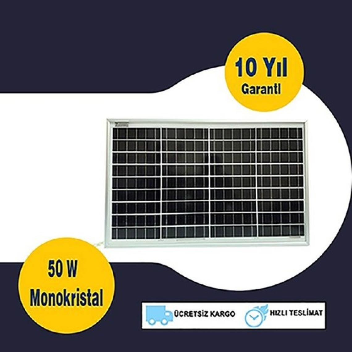 Gesper 50 Watt Monokristal Güneş Paneli
