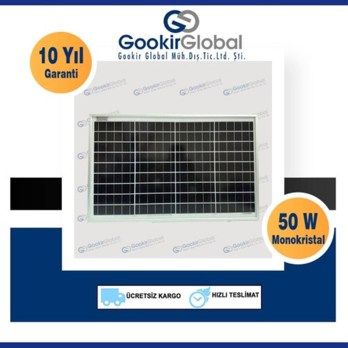 Gesper 50 Watt Monokristal Güneş Paneli