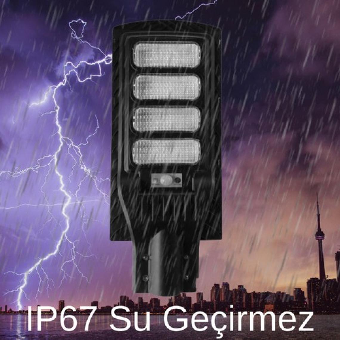 N&D Lighting 200WATT Solar Güneş Enerjili Bahçe ve Sokak Lambası