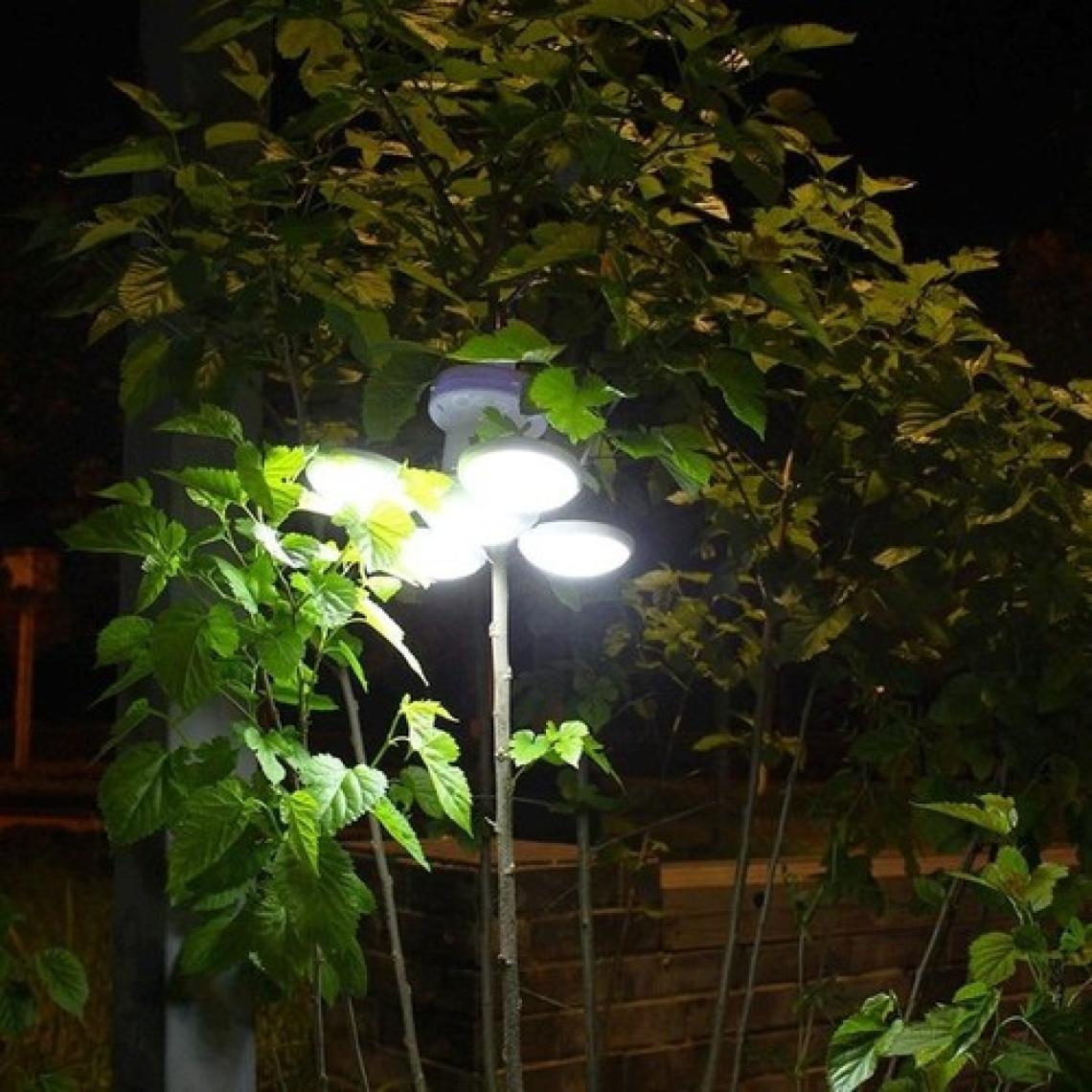 Trendpoint Solar USB Sarjlı 5 Kanatlı Güneş Enerjili Bahçe Aydınlatma LED Askılı Pratik Kamp Lamba