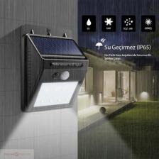 Technosmart Hareket Sensörlü Güneş Enerjili Şarj Olabilen 20 Ledli Bahçe Aydınlatma Lambası Dışmekan