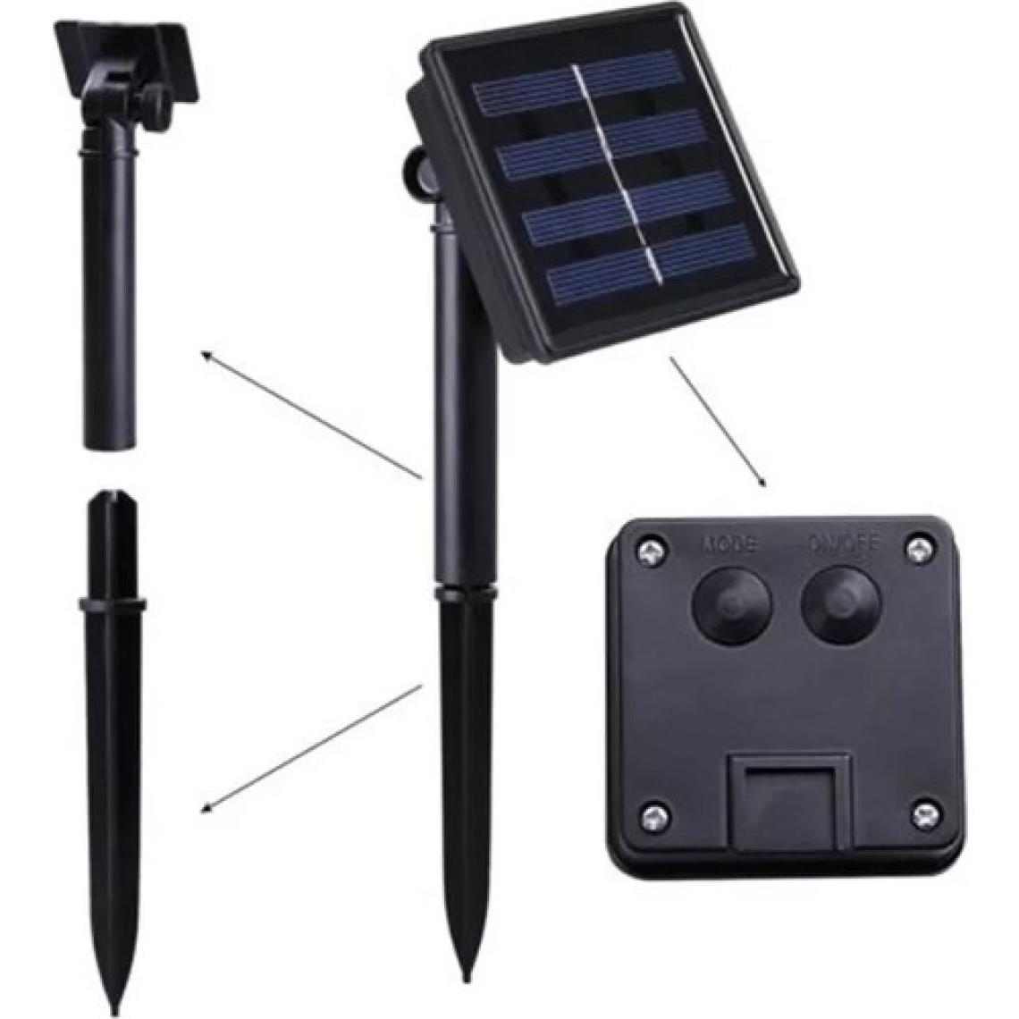Mediatech Çiçek Motifli Güneş Enerjili Led Solar Bahçe Işıldağı