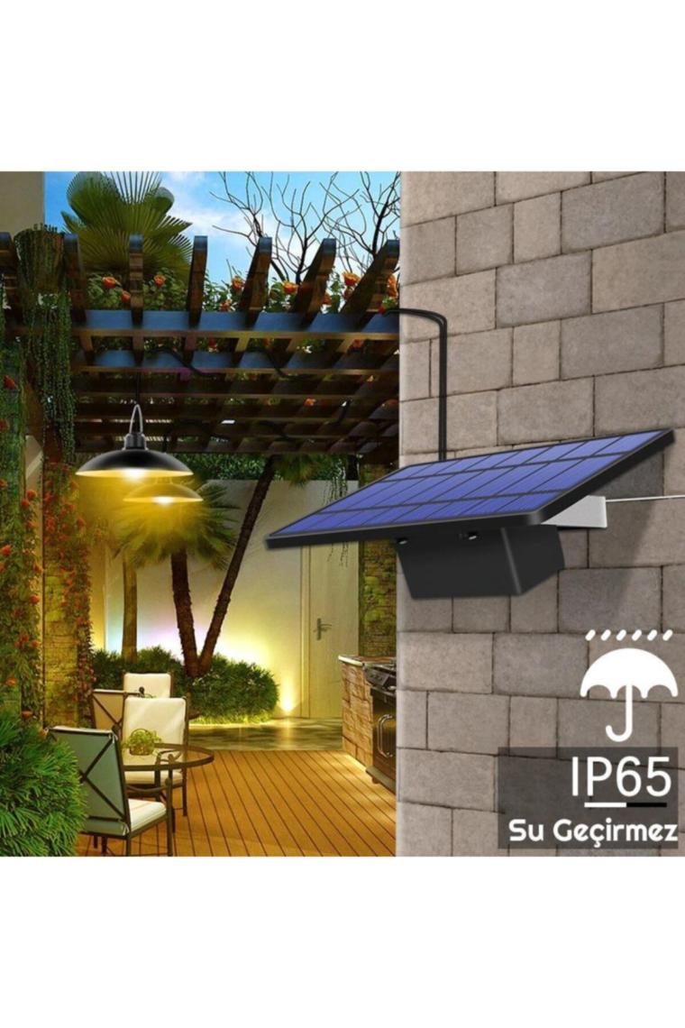 Exeo Solar LED Aydınlatma Güneş Enerjili Şarjlı Lamba Beyaz