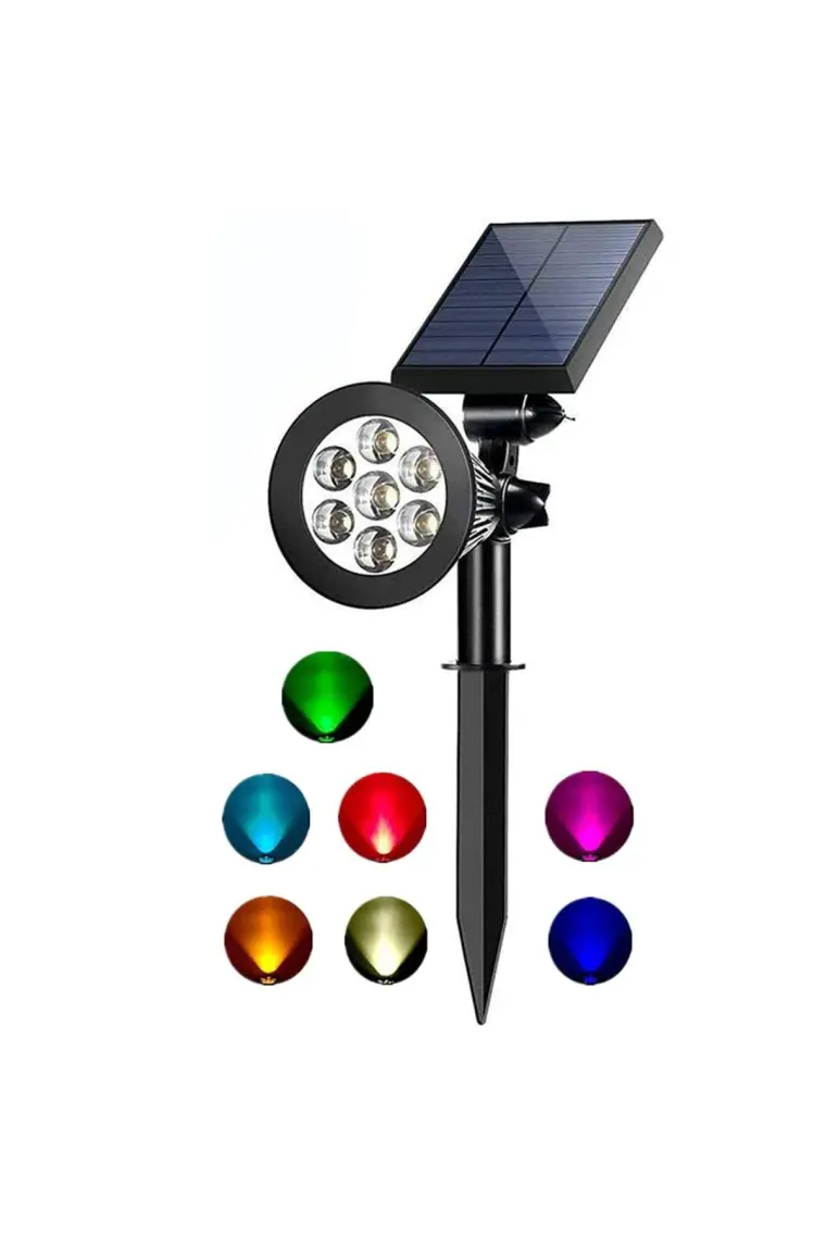 Greentech Güneş Enerjili Renk Değiştiren 7 Ledli Bahçe Işık / GT-SL04
