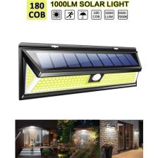 Trendpoint Solar 180 Cob Ledli 30 cm Büyük Boy Hareket Sensörlü Bahçe Aydınlatma Sokak Lambası