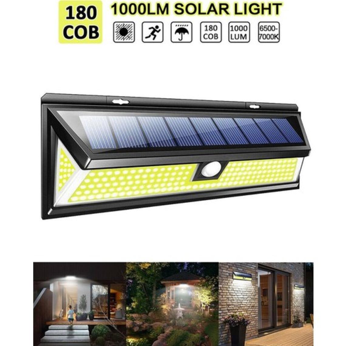 Trendpoint Solar 180 Cob Ledli 30 cm Büyük Boy Hareket Sensörlü Bahçe Aydınlatma Sokak Lambası