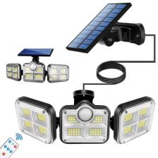 Trendpoint Solar 122 Ledli Güneş Enerjili Kumandalı Hareket Sensörlü Bahçe Aydınlatma Sokak Lambası