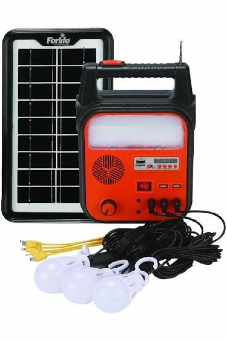 Forlife FL-3275 120W 6500K Beyaz Solar Işıldak Paketi