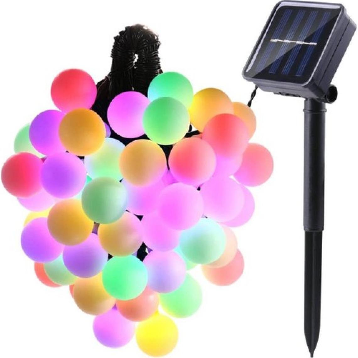 Nostaljik Lezzetler 50 LED Renkli Solar Güneş Enerjili Bahçe Teras Balkon Ağaç Lambası Aydınlatması