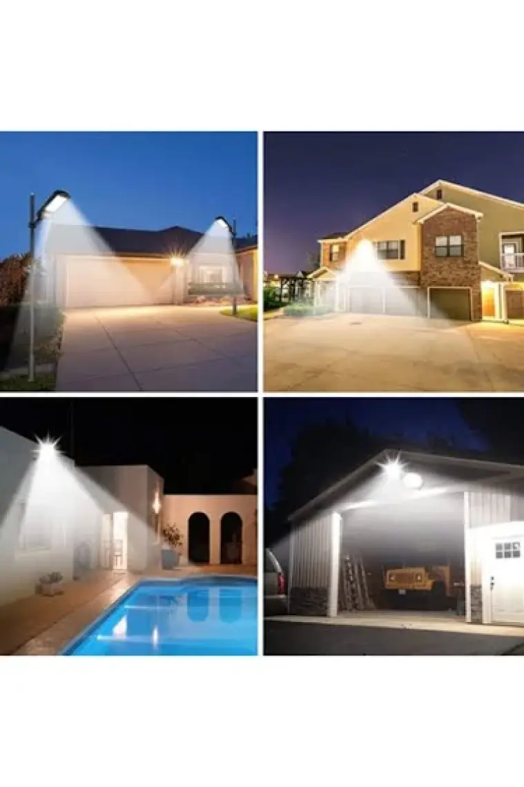 Hubstein Solar Güneş Enerjili Hareket Sensörlü Kumandalı 3 Modlu LED Bahçe Sokak Lambası