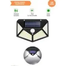 Trendpoint 100 Ledli Hareket Sensörlü Güneş Enerjili Solar Bahçe Lambası LED Şarj Olabilen