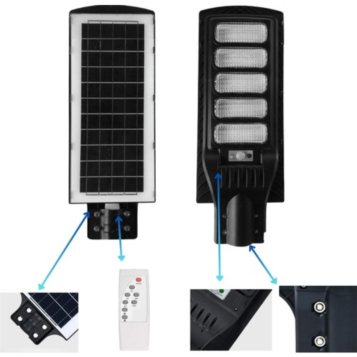 N&D Lighting 250WATT Solar Güneş Enerjili Bahçe ve Sokak Lambası