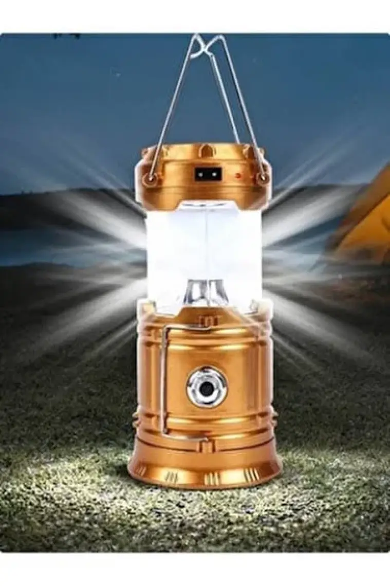 Forlife FL-3226 20W 3200K Günışığı Solar Iki Fonksiyonlu Kamp Feneri