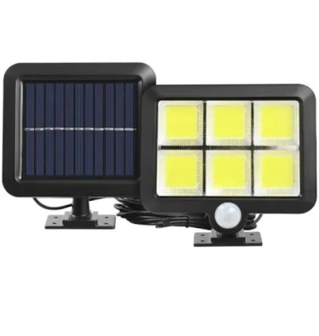 Exeo 120 Cob LED Solar Panel Güneş Enerjili 3 Mod Duvar Lambası