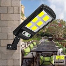 Miomi Solar Güneş Enerjili LED Bahçe Aydınlatması 120 Ledli 3 Modlu Hareket Sensörlü Su Geçirmez Lambası