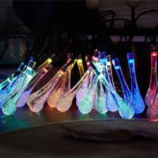 Exeo Su Damlası Solar Bahçe Parti Ledi 50 LED Lamba Aydınlatma