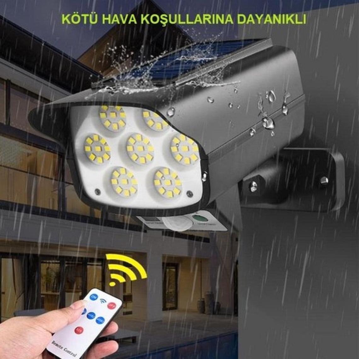 Upway Sahte Kamera Görünümlü Güneş Enerjili 63 LED Solar Lamba Aydınlatma