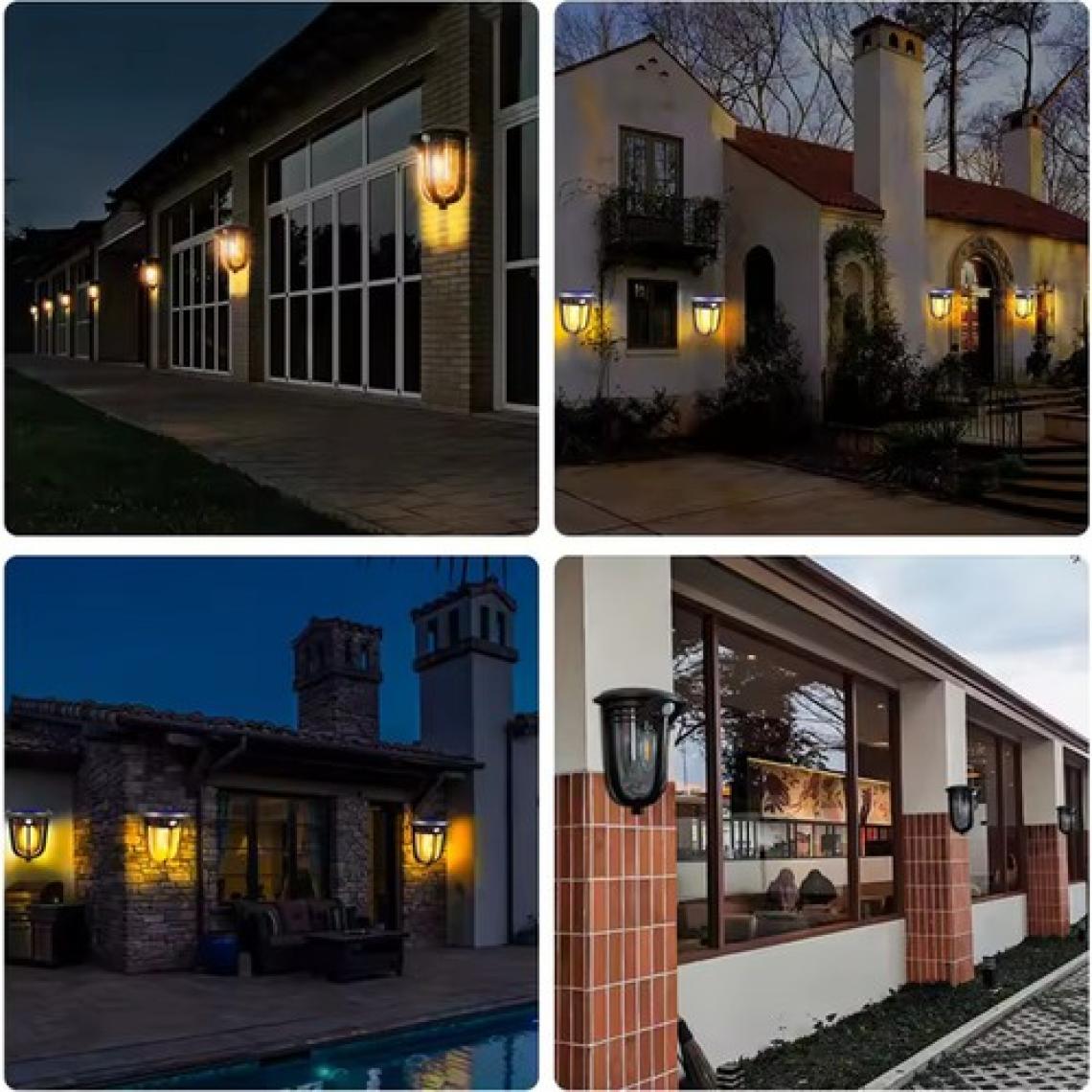 Greentech Güneş Enerjili Hareket Sensörlü, Cob Led Duvar Aplik / GT-SL18