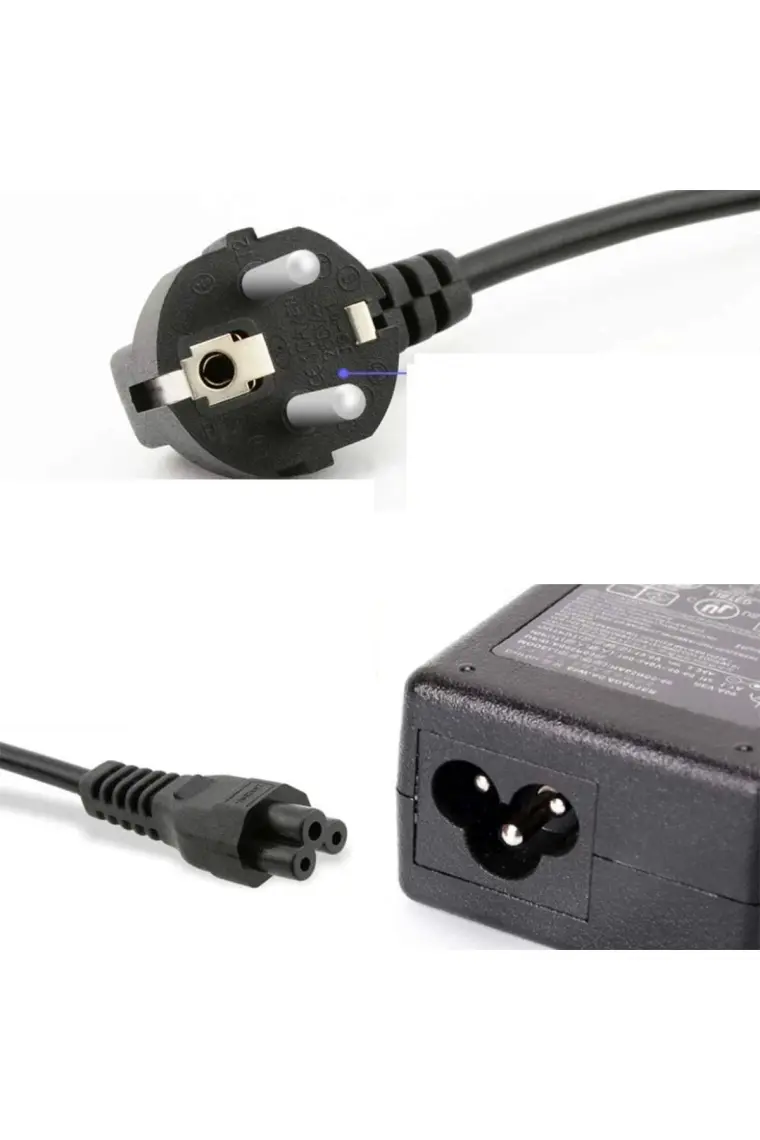 Aogo 3 mt Notebook Power Kablosu 3 Uçlu Yonja Power Laptop 3m Güç Kablosu C5 Kablo Enerji Yonca