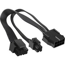 Alfais 4695 Eps 12V Cpu Dişi To Atx 8+4 Pin Power Supply Çevirici Dönüştürücü Adaptör Kablosu
