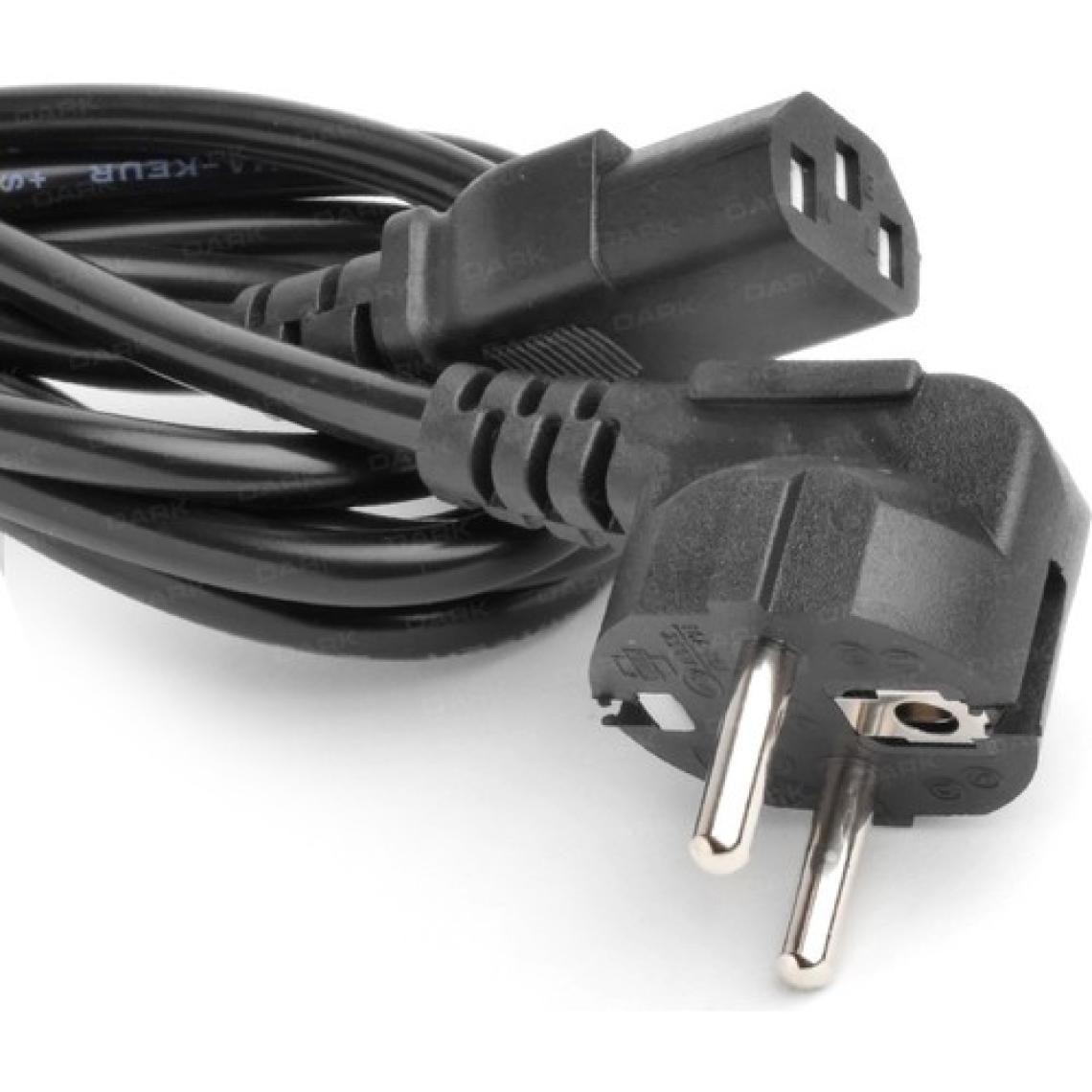 Dark 3 Metre  Power Supply Güç Kablosu Iec 320 - C13 - 250V - Euro Plug (DK-CB-PSC300)