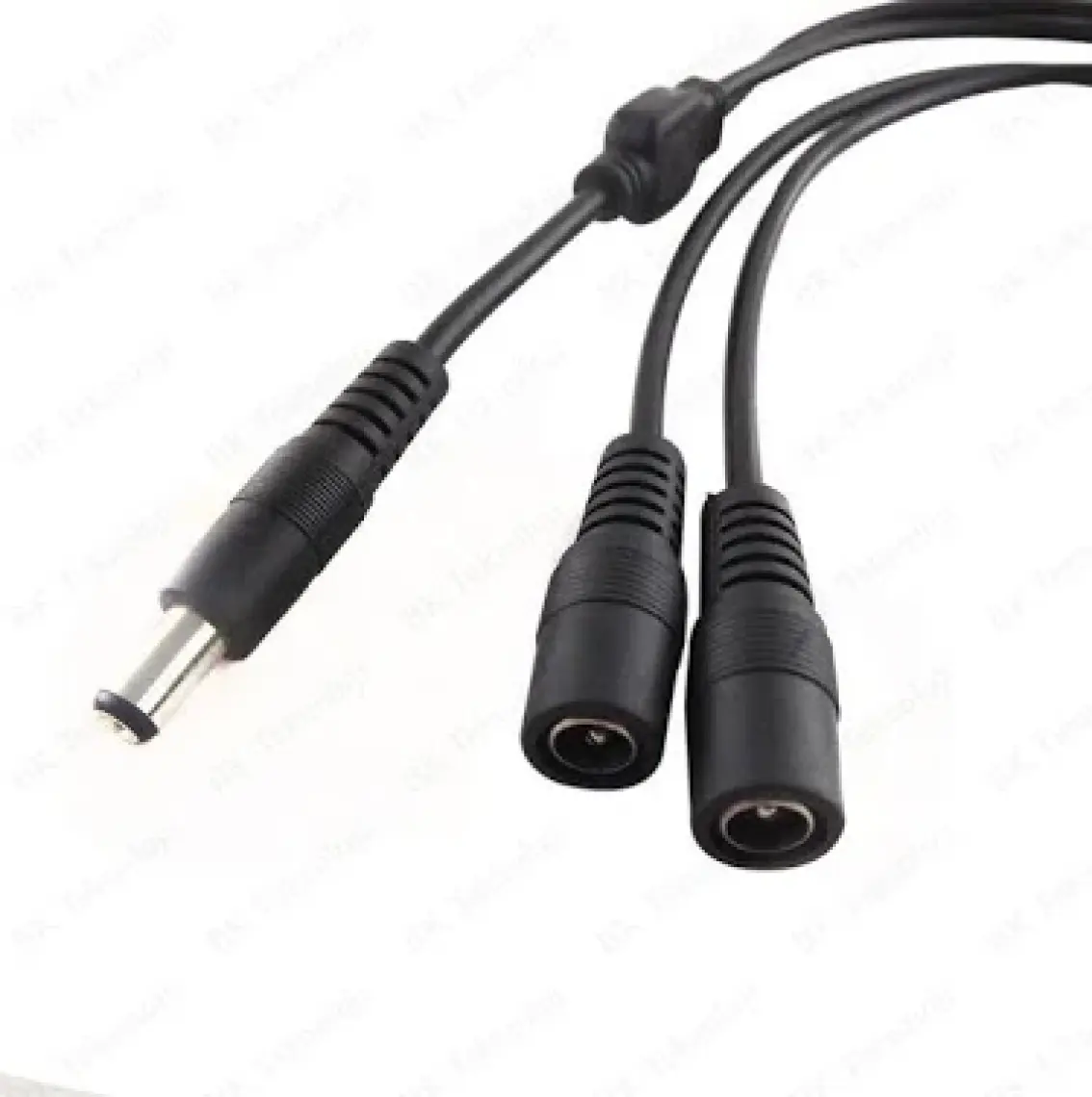 BK Teknoloji Dc Güç 5.5x2.1mm 1 Erkek - 2 Dişi Çoklayıcı Kablo Cctv