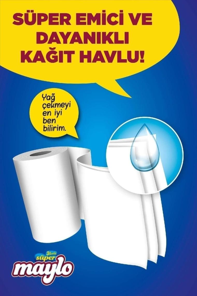 Maylo 3 Katlı 48'li Kağıt Havlu