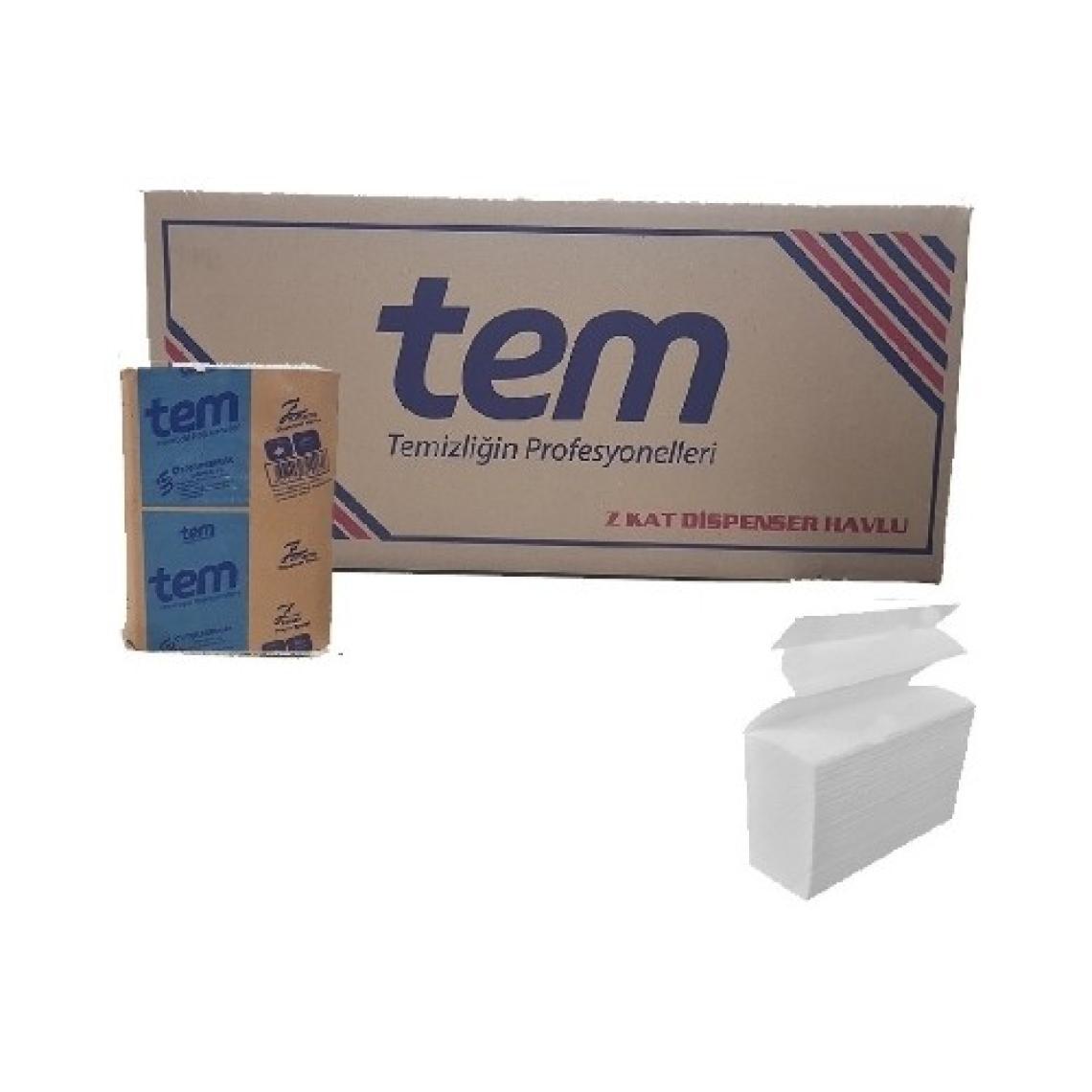 Tem Z Katlı Dispenser Havlu Peçete 140x12