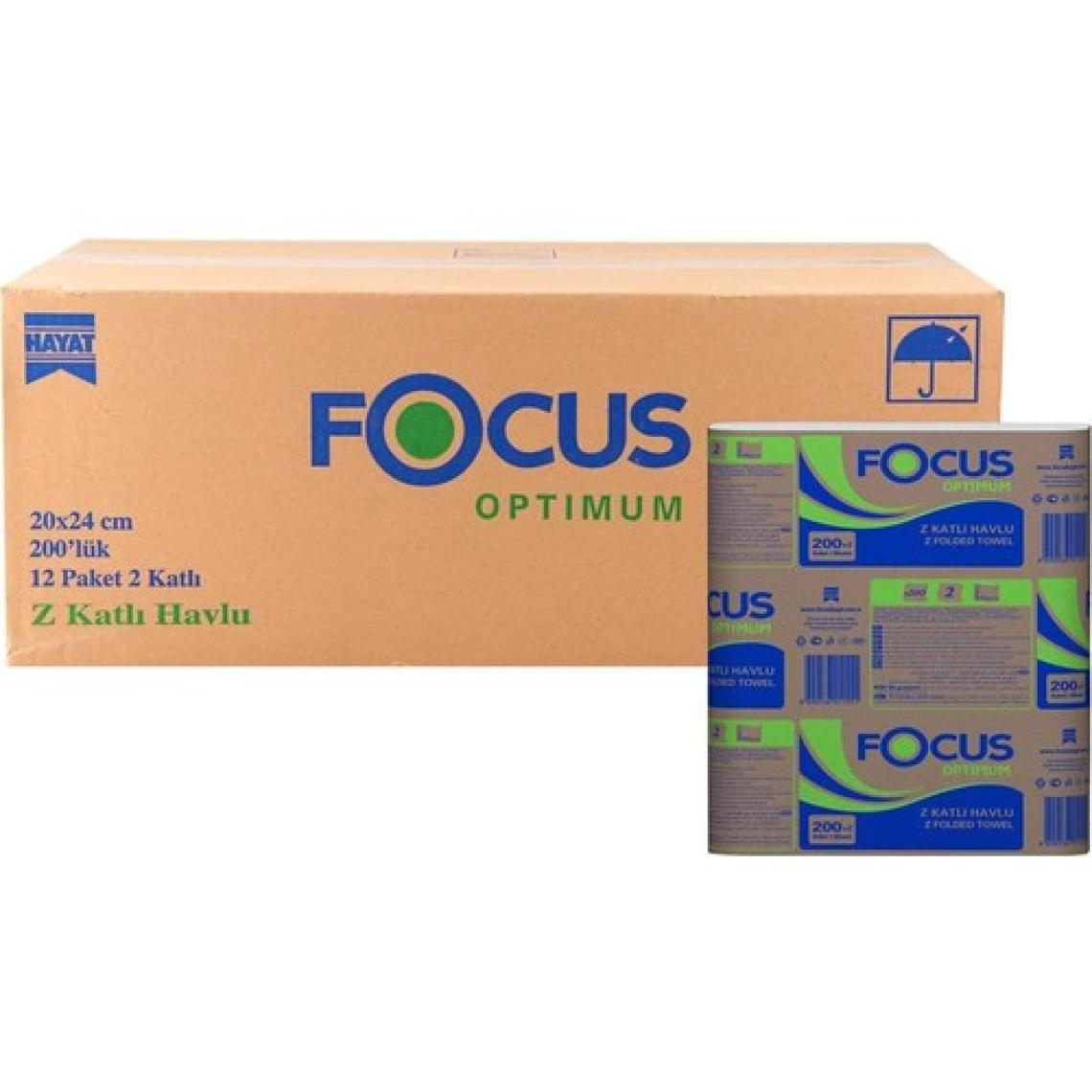 Focus Optimum Z Katlı Havlu 12 x 200'LÜ