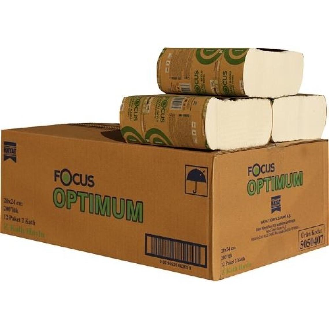Focus Optimum Z Katlı Havlu 12 x 200'LÜ