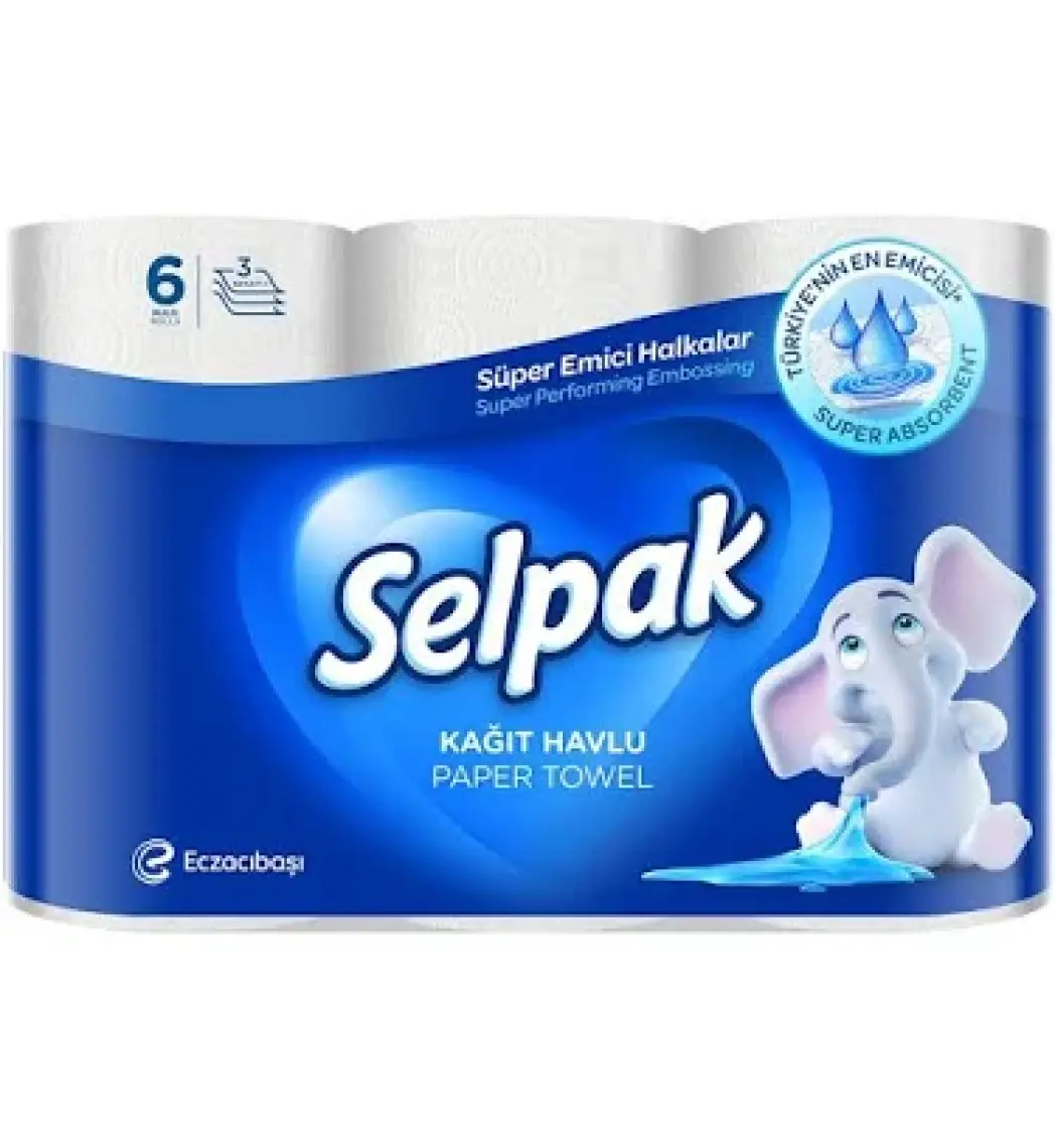Selpak Kağıt Havlu 6'lı