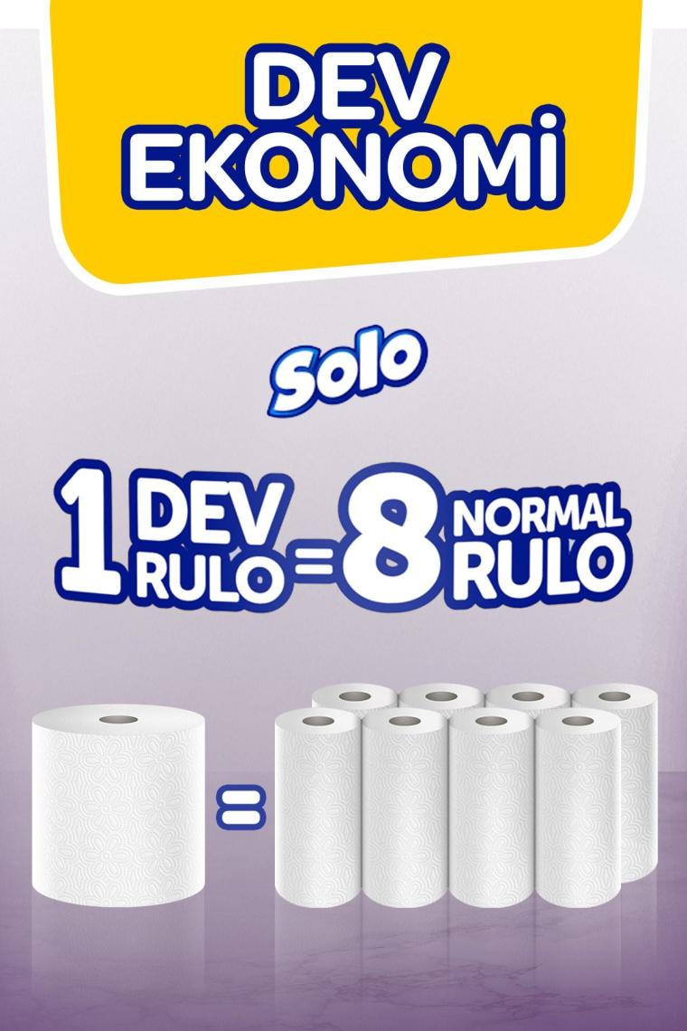 Dev Rulo Kağıt Havlu 6'lı (1=8 , 48 Rulo)
