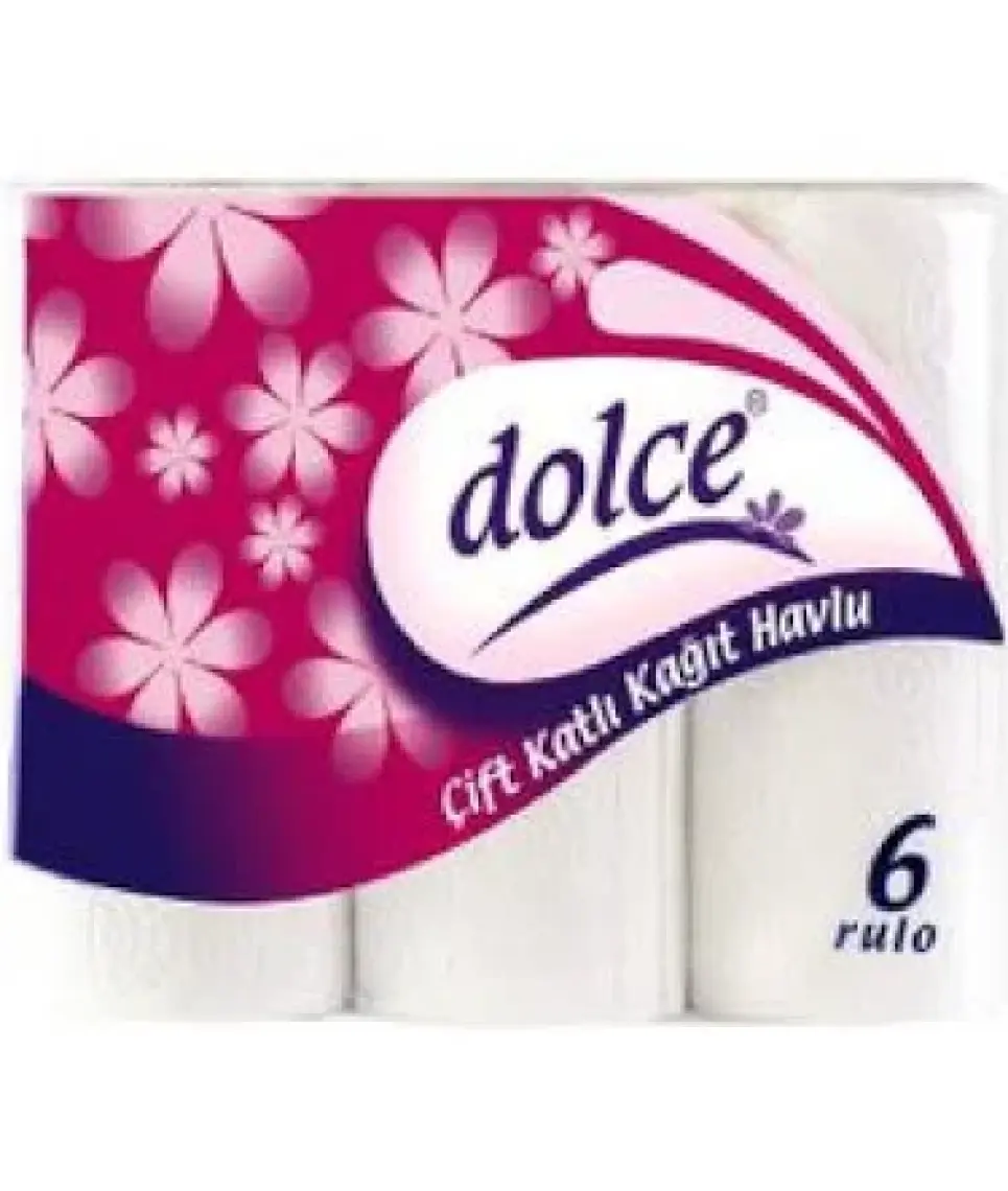 Dolce 6'lı Kağıt Havlu 21,5 x 12 80 Yaprak